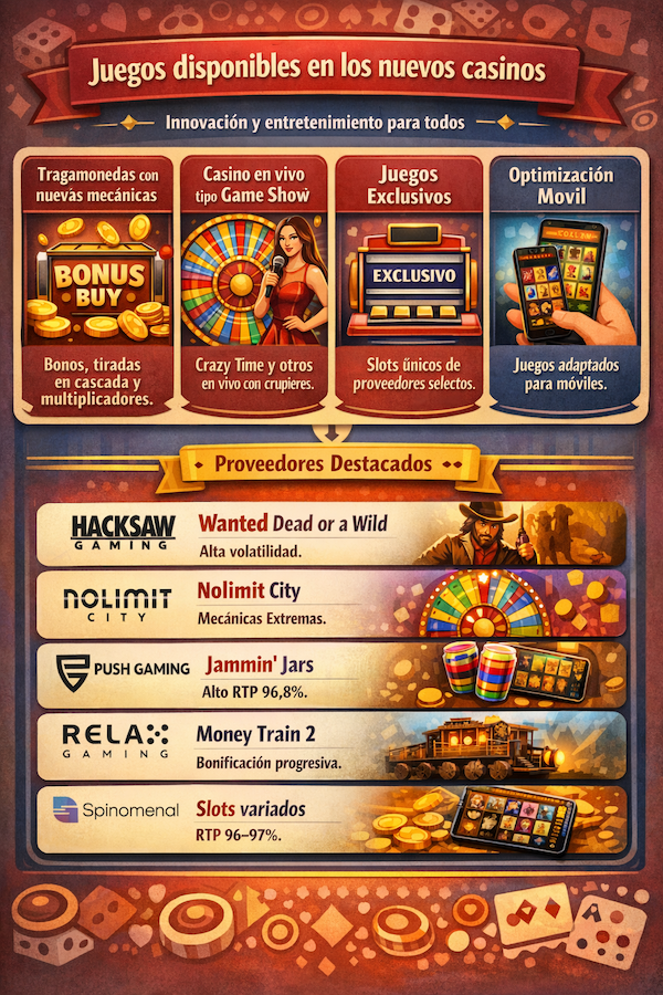 Juegos disponibles