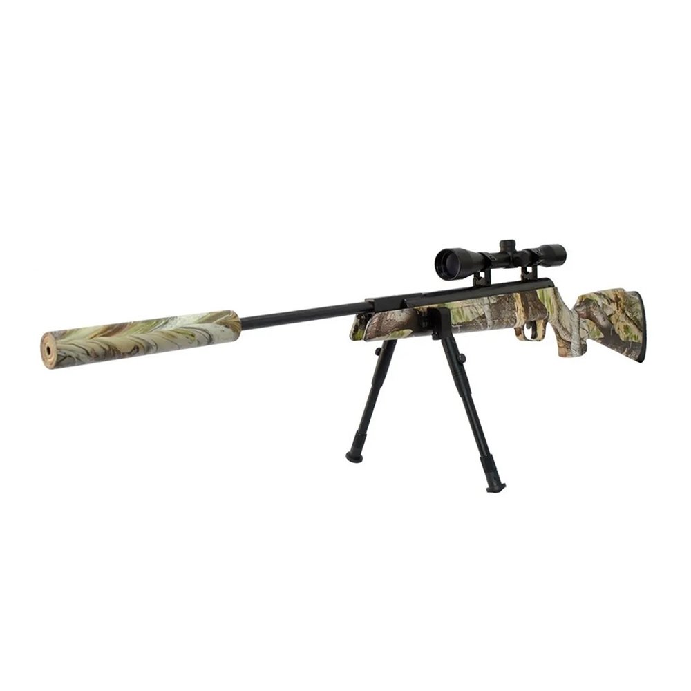 Rifle Aire Comprimido 5.5 Mira Balines Blancos + Rieles